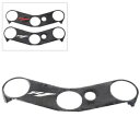 ヤマハ R1 2002-06 カーボンファイバールックハンドルヨークカバーゲルプロテクターステッカーに適合 Fit Yamaha R1 2002-06 Carbon Fiber Look Handle Yoke Cover Gel Protector Sticker