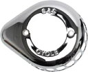S&S 交換用ティアドロップ カバー S&S ステルス エア クリーナー キット クローム 170-0687 S&S Replacement Teardrop Cover for S&S Stealth Air Cleaner Kit Chrome 170-0687