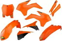 Cycra パワーフロー プラスチック キット オレンジ #1CYC-9310-22 KTM Cycra Powerflow Plastics Kit Orange #1CYC-9310-22 KTM