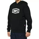 100% ユース アイコン フーディ - ブラック - ユース L 20030-00002 100% Youth Icon Hoody - Black - Youth Large 20030-00002