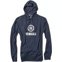 Factory Effex ヤマハ スタック プルオーバー パーカー - ネイビー - M 20-88212 Factory Effex Yamaha Stacked Pullover Hoodie - Navy - Medium 20-88212