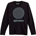 ALPINESTARS スパイラル 長袖 T シャツ - ブラック - XL 1232-71020-10XL ALPINESTARS Spiral Long-Sleeve T-Shirt - Black - XL 1232-71020-10XL