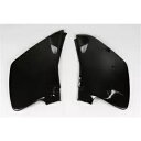 UFO プラスチック サイド ナンバー プレート Kawasaki KX 125/250 - ブラック KA02745-001 UFO Plastics Side Number Plates for Kawasaki KX 125/250 - Black KA02745-001