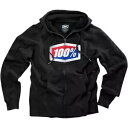 100% オフィシャル フリース ジップアップ パーカー - ブラック - M 36005-001-11 100% Official Fleece Zip-Up Hoodie - Black - Medium 36005-001-11