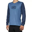 100% メンズ エアマティック ロング スリーブ ジャージ スレート ブルー、ミディアム 40019-00016 100% Men's Airmatic Lo...