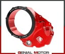 DUCABIKE レッドブラック 3D-Evo オイルバスクラッチカバー Ducati MTS 1260 2018 - 2020- DUCABIKE RED-BLACK 3D-Evo oil bath clutch cover for Ducati MTS 1260 2018 - 2020-