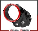 3D-Evo オイルバスクラッチカバー DUCABIKE BLACK-RED ドゥカティ XDIAVEL 2016 - 2022-用 3D-Evo oil bath clutch cover DUCABIKE BLACK-RED for Ducati XDIAVEL 2016 - 2022-