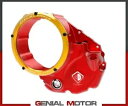 3D-Evo オイルバスクラッチカバー DUCABIKE レッドゴールド Ducati DIAVEL 1260 2019 - 2022- 3D-Evo oil bath clutch cover DUCABIKE RED-GOLD for Ducati DIAVEL 1260 2019 - 2022-