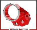 3D-Evo オイルバス クラッチ カバー DUCABIKE RED-SILVER Ducati MTS 1200 DVT 2015 - 2018- 3D-Evo oil bath clutch cover DUCABIKE RED-SILVER Ducati MTS 1200 DVT 2015 - 2018-