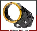 Transp オイルバス クラッチ カバー BLK-GOLD DUCABIKE Ducati HYPERMOTARD 939 2016 2018- Transp oil bath clutch cover BLK-GOLD DUCABIKE Ducati HYPERMOTARD 939 2016 2018-