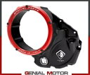 BLK-レッド Transp オイルバス クラッチ カバー DUCABIKE Ducati SCRAMBLER 1100 2018 2022- BLK-Red Transp oil bath clutch cover DUCABIKE Ducati SCRAMBLER 1100 2018 2022-