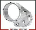 Transp オイルバス クラッチカバー SILVER 3D-Evo DUCABIKE Ducati MONSTER 937 2021 2022- Transp oil bath clutch cover SILVER 3D-Evo DUCABIKE Ducati MONSTER 937 2021 2022-