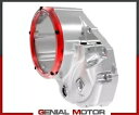 TRANSP オイルバスクラッチカバー シルバーレッド DUCABIKE Ducati SUPERSP 950/S 2021 2022- Transp oil bath clutch cover SILVER RED DUCABIKE Ducati SUPERSP 950/S 2021 2022-