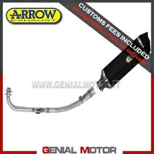 フルエキゾースト Kat Arrow Race tech AKN Alu ブラック ヤマハ Yp 500 T-Max 2008 - 2011 Full Exhaust Kat Arrow Race tech AKN Alu Black Yamaha Yp 500 T-Max 2008 - 2011