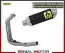 フルエキゾースト キャット アロー サンダー スチール エンド キャップ ブラック アルミニウム ヤマハ Mt-07 2021 Full Exhaust Kat...