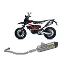 フルエキゾースト アロー アラム R フォンド カーボン KTM 690 SMC R 2019 - 2023 Full Exhaust Arrow Allum ...