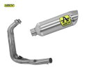 フルエキゾースト Kat Arrow T スチールエンドキャップ Alu Yamaha Mt 07 2021 - 2023 Full Exhaust Kat A...