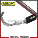 フルエキゾースト アロー ストリート サンダー アルミ ブラック ヤマハ Xj6 ディバージョン 2009 - 2015 Full Exhaust Arrow Street Thunder Alu Black Yamaha Xj6 Diversion 2009 - 2015