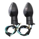 ペアオートバイプラスチックターンシグナルインジケータウインカーアンバーライトホンダ CBR Pair Motorcycle Plastic Turn Signal Indicator Blinker Amber Light For Honda CBR