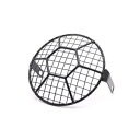 5.75インチオートバイグリルボールモデルサイドマウントヘッドライトカバーマスククルーザーボバー 5.75" Motorcycle Grill Ball Model Side Mount Headlight Cover Mask Cruiser Bobber