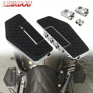 六角ミニ折りたたみボードフットペグ床板ハーレーツーリングダイナソフテイルに適合 Hex Mini Folding Boards Footpegs Floorboards Fit For Harley Touring Dyna Softail