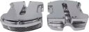 Covingtons ダイヤモンドバック ロッカー ボックス カバー クローム C3082-C ハーレー ミルウォーキー エイト Covingtons Diamondback Rocker Box Covers Chrome C3082-C Harley Milwaukee Eight