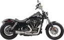 Two Brothers Comp-S 2:1 ターンアウト エキゾースト ブラッシュド ブラック エンド キャップ付き 005-5130199 Two Bro...