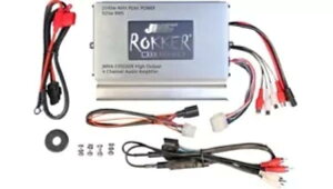 J&M Stage 6 Rokker 1000XXR 4 チャンネルアンプキット (ホンダ ゴールドウィング用) J&M Stage 6 Rokker 1000XXR 4-Channel Amplifier Kit for Honda Goldwing