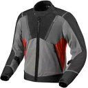 Rev'It Airwave 4 メンズ テキスタイル モーターサイクル ジャケット 無煙炭/レッド Rev'It Airwave 4 Mens Textile...