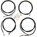 LA Choppers ミニエイプバー用ブラックビニールスタンダードケーブルキット (LA-8054KT-08B) LA Choppers Black Viny...