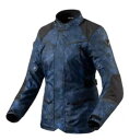 Rev'It Voltiac 3 H2O レディース テキスタイル オートバイ ジャケット カモフラージュ/ブルー Rev'It Voltiac 3 H2O W...