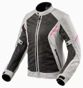 Rev'It トルク 2 H2O レディース オートバイ ジャケット ブラック/ライト グレー Rev'It Torque 2 H2O Womens Motor...
