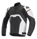 アルパインスターズ コア メンズ レザー ジャケット ブラック/ホワイト Alpinestars Core Mens Leather Jacket Black/...
