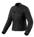 Rev'It トラッカー レディース オートバイ ライディング ジャケット ブラック Rev'It Trucker Womens Motorcycle Ridi...