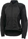 FirstGear リフレックス メッシュ レディース テキスタイル オートバイ ジャケット ブラック FirstGear Reflex Mesh Womens...