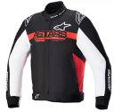 Alpinestars Monza Sport メンズ テキスタイル オートバイ ジャケット ブラック/ホワイト/レッド Alpinestars Monza S...