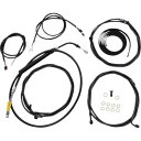 LA Choppers ミニエイプバー用ブラックビニールスタンダードケーブルキット (LA-8058KT-08B) LA Choppers Black Viny...