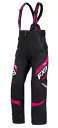 FXR チーム FX レディース スノー パンツ/ビブ ブラック/フクシア FXR Team FX Womens Snow Pants/Bibs Black/F...