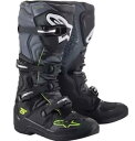 アルパインスターズ テック 5 カモフラージュ メンズ MX オフロード ブーツ ブラック/イエロー Alpinestars Tech 5 Camo Mens ...