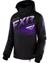 FXR Boost FX レディース スノー ジャケット ブラック/パープル FXR Boost FX Womens Snow Jacket Black/Pur...
