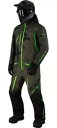 FXR CX Lite メンズ スノー モノスーツ ダークオリーブ/ライム FXR CX Lite Mens Snow Monosuit Dark Olive/...