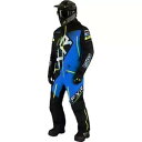 FXR CX Lite メンズ スノー モノスーツ ブラック/ブルー/Hi-Vis FXR CX Lite Mens Snow Monosuit Black/B...