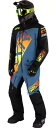 FXR CX FAST インシュレーテッド メンズ スノー モノスーツ ブラック/スチール/インフェルノ FXR CX FAST Insulated Mens ...