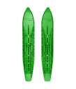 Slydog Attack グリーン プラスチック スノーモービル スキー (ATKSOLGRNLOPBLK) Slydog Attack Green Plastic Snowmobile Skis (ATKSOLGRNLOPBLK)