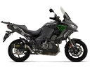 フルエキゾースト アローテック アルミブラック KAWASAKI VERSYS 1000 2021 - 2023 Full Exhaust Arrow tech...