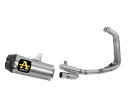 フルエキゾースト アローワークス ティータ+ヘッダー E5 ヤマハ トレーサー 7 2021 - 2023 Full Exhaust Arrow Works T...