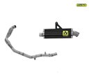 フルエキゾーストR アローマキシR ホンダ CRF1100L アルミダーク 2020 - 2023 Full Exhaust R Arrow Maxi R fo...