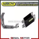 フルエキゾースト アローサンダー アルミブラック カワサキ Z1000 2020 20 Full Exhaust Arrow Thunder Aluminium...