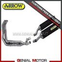 フルエキゾースト アロー ストリート サンダー アルミ ブラック カワサキ Z1000 2014 - 2016 Full Exhaust Arrow Stree...