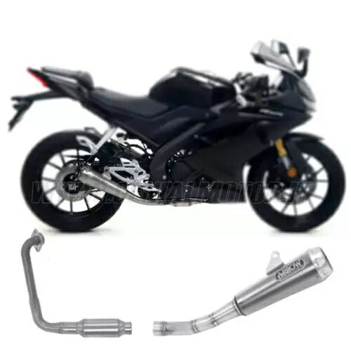 フルエキゾースト アロー承認ニクロム ヤマハ YZF-R 125 2019 - 2020用 Full Exhaust Arrow Approved Nichrom for YAMAHA YZF-R 125 2019 - 2020